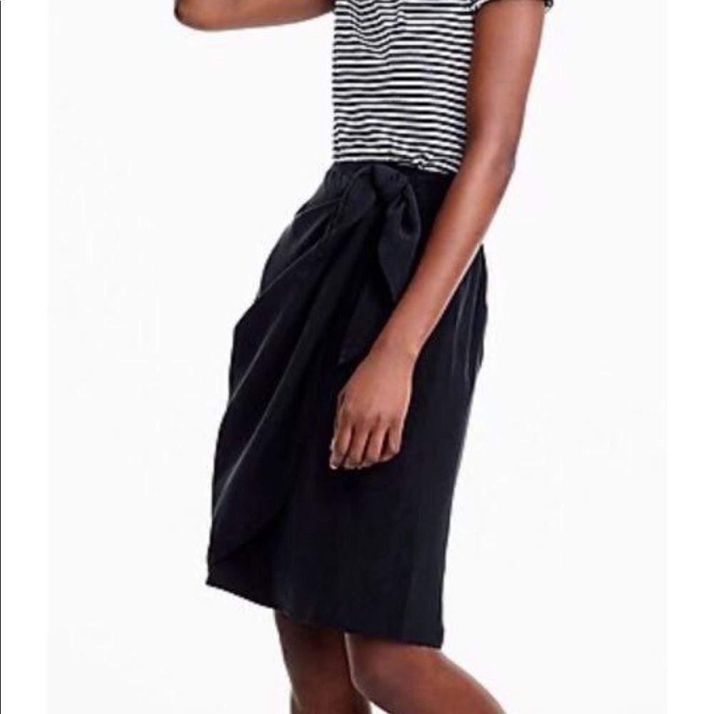 J Crew wrap skirt in Japanese cup to